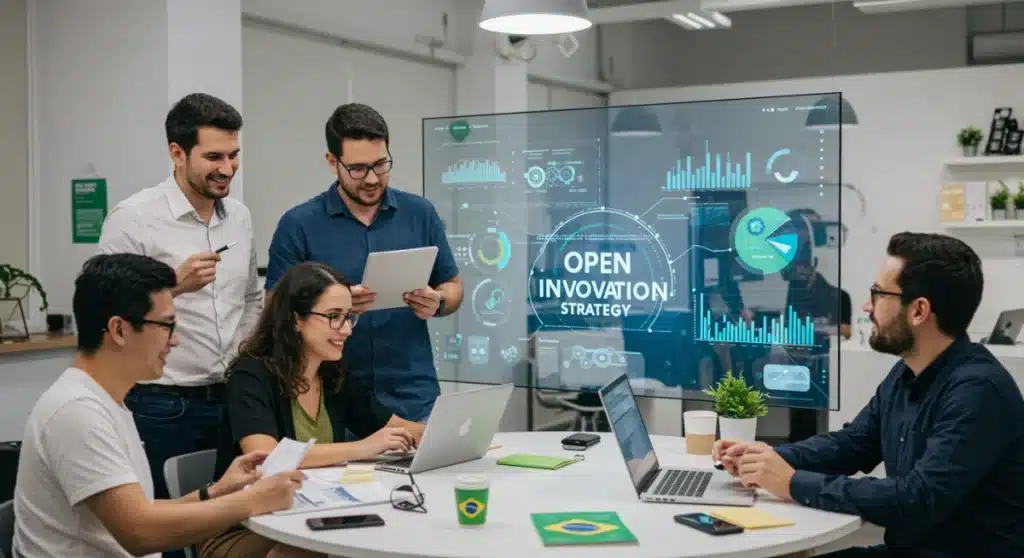 Inovação Aberta no Brasil: Estratégias para Crescimento 20%