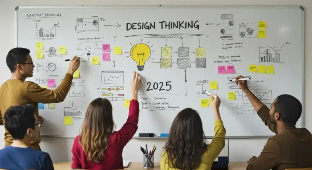 Design Thinking para produtos inovadores: Roteiro de 7 passos para 2025