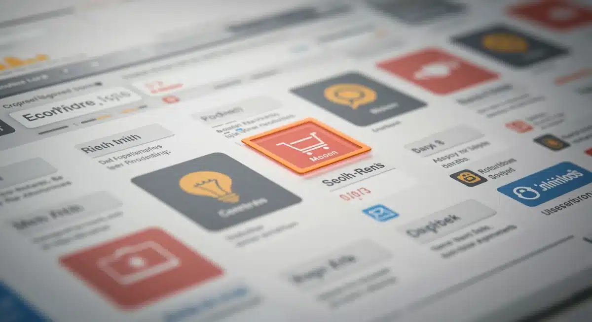 Página de resultados de busca com destaque para e-commerce otimizado para SEO