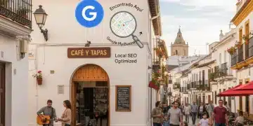 Negocio español prosperando con estrategia de SEO Local España y Google My Business